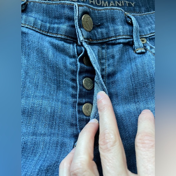 Citizens of Humanity Straight Leg, Button Fly Blue Jeans, Size 24 - Picture 4 of 8